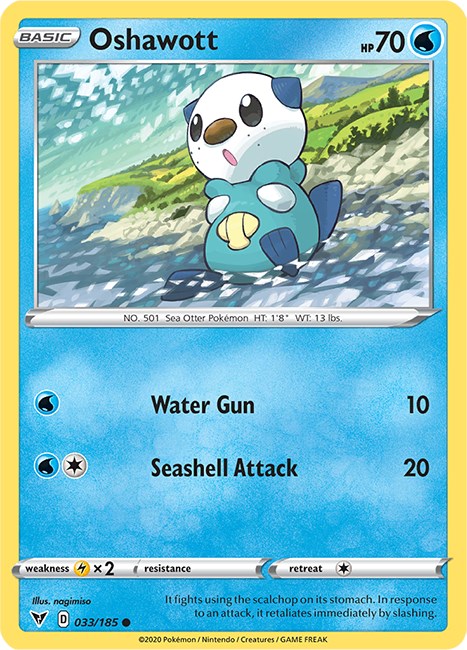Oshawott [033/185] [Vivid Voltage] Reverse Holofoil