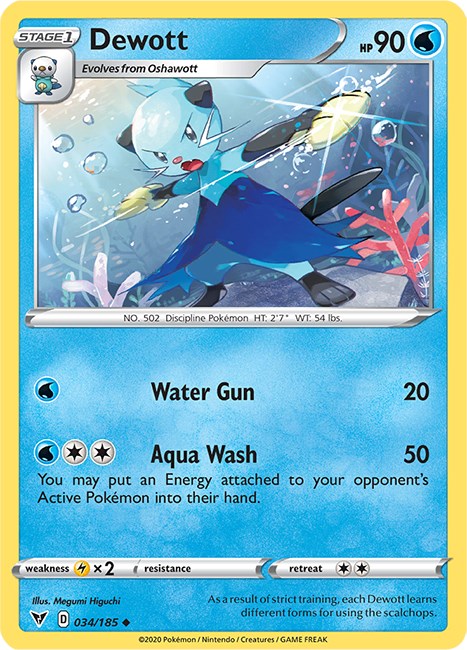 Dewott [034/185] [Vivid Voltage] Reverse Holofoil