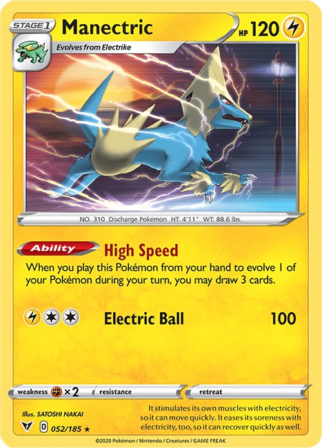 Manectric [052/185] [Vivid Voltage] Reverse Holofoil