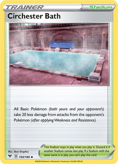 Circhester Bath [150/185] [Vivid Voltage] Reverse Holofoil
