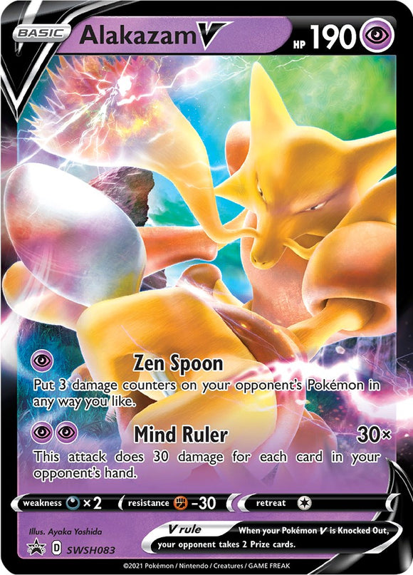 Alakazam V [SWSH083] [Sword & Shield Promo Cards] Holofoil