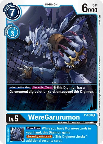 WereGarurumon - P-008 [P-008] [Digimon Promotion Cards] Foil