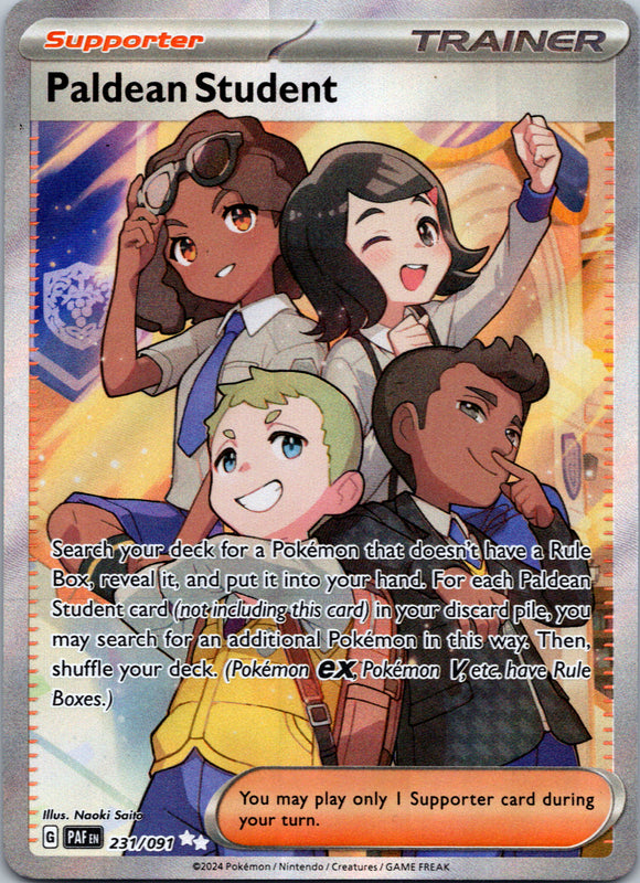 Paldean Student [231/091] - (Paldean Fates) Holofoil