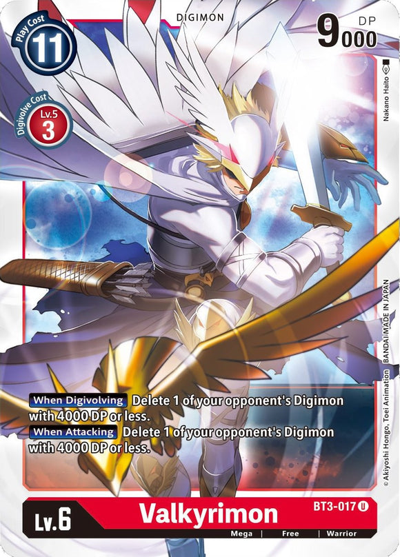 Valkyrimon [BT3-017 U] [Release Special Booster 1.5]