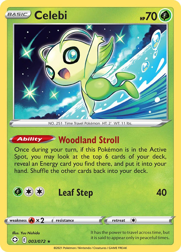 Celebi [003/072] [Shining Fates] Reverse Holofoil