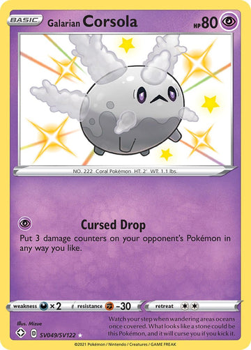 Galarian Corsola [SV049/SV122] [Shining Fates: Shiny Vault] Holofoil
