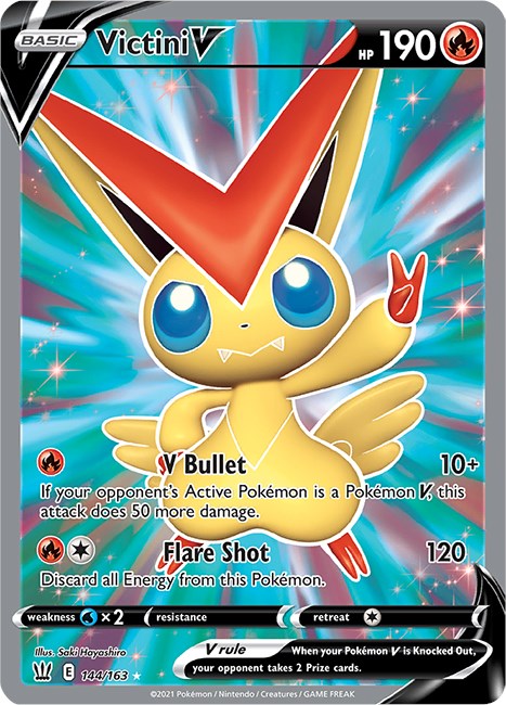 Victini V (Full Art) [144/163] [SWSH05: Battle Styles]