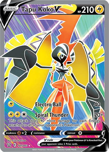 Tapu Koko V (Full Art) [147/163] [SWSH05: Battle Styles]