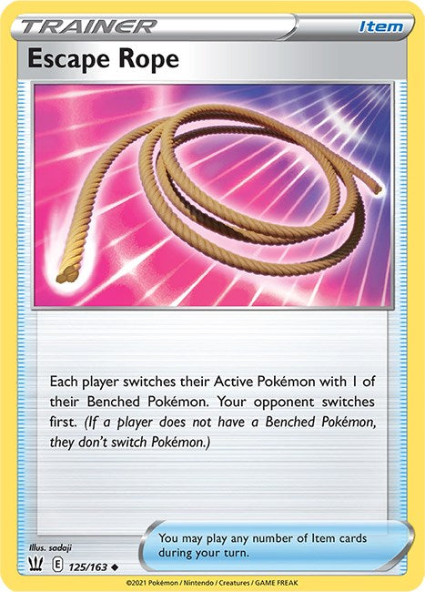 Escape Rope [125/163] [Battle Styles] Reverse Holofoil