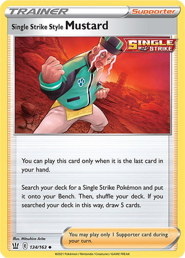 Single Strike Style Mustard [134/163] [Battle Styles] Reverse Holofoil