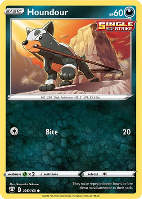 Houndour [095/163] [Battle Styles] Reverse Holofoil