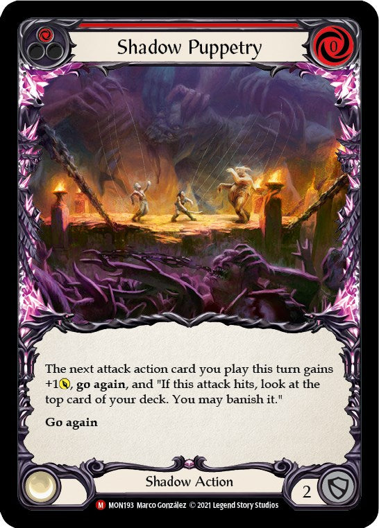 Shadow Puppetry (Rainbow Foil) [MON193-RF] 1st Edition Rainbow Foil