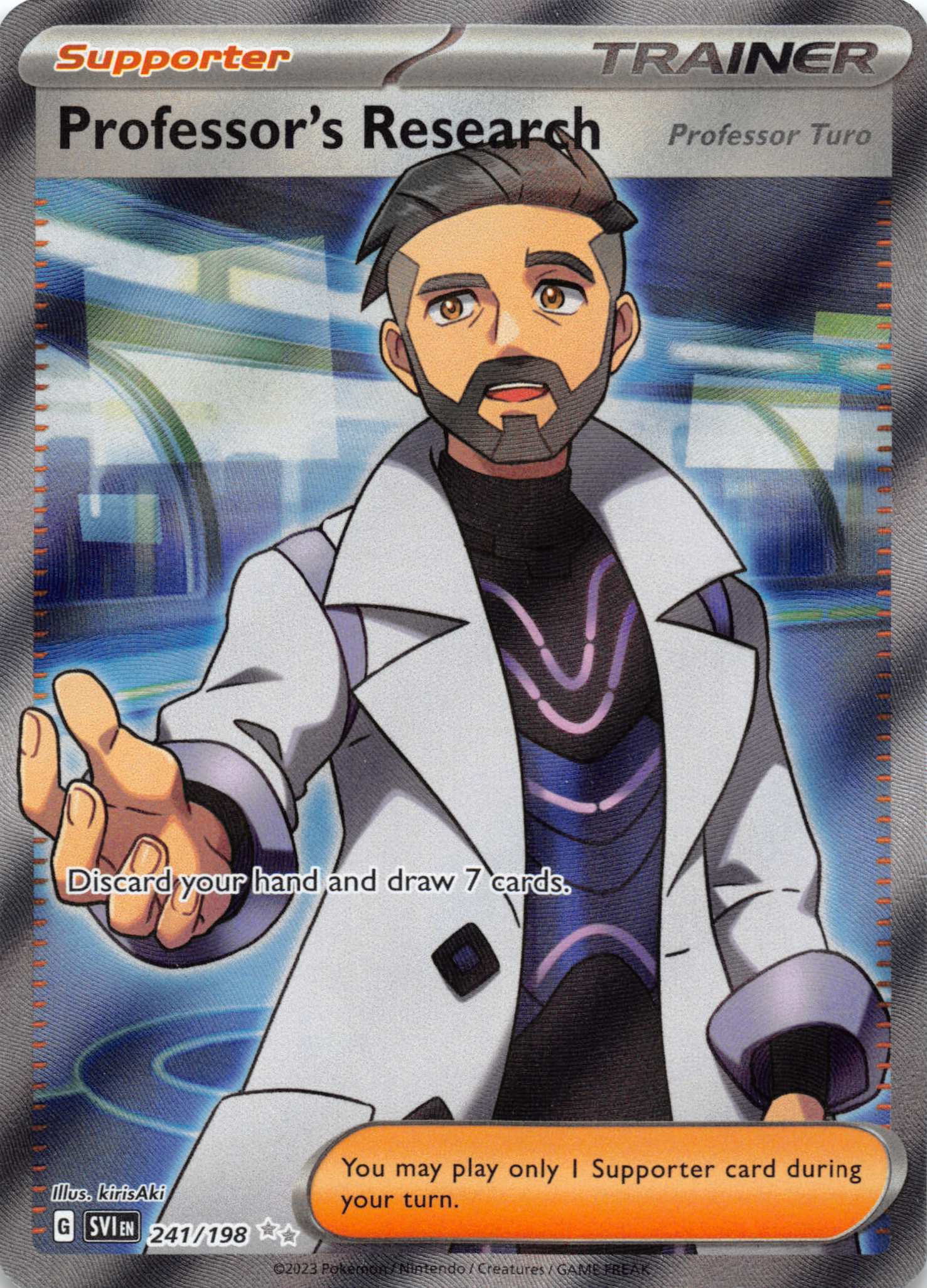 Professor's Research (Professor Turo) (241/198) [Scarlet & Violet: Base Set]