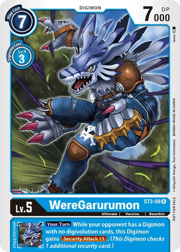 WereGarurumon - ST2-08 (Tamer Party Vol. 2 Promo) [ST2-08 R] [Starter Deck 02: Cocytus Blue]
