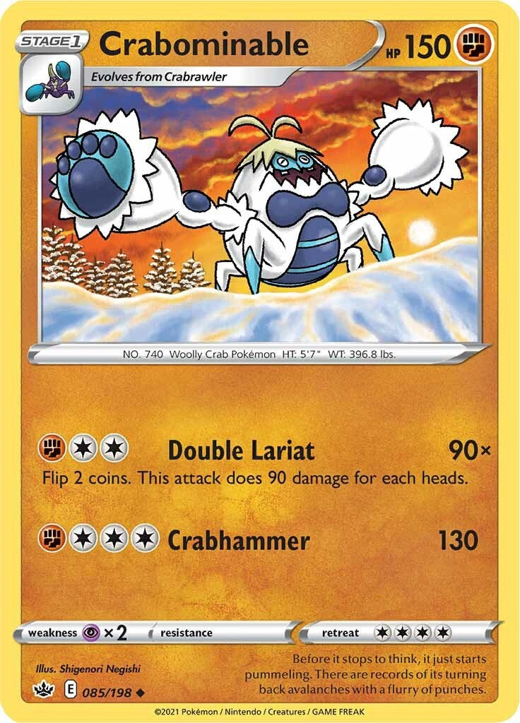 Crabominable [085/198] [Chilling Reign] Reverse Holofoil