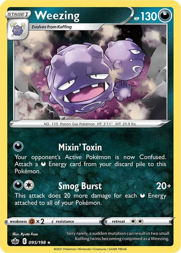 Weezing [095/198] [Chilling Reign] Reverse Holofoil