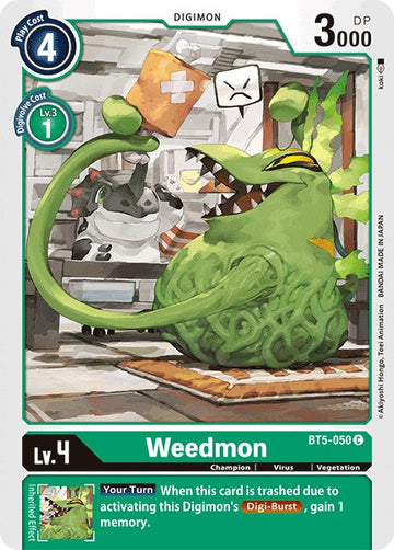 Weedmon [BT5-050] [Battle of Omni] Normal