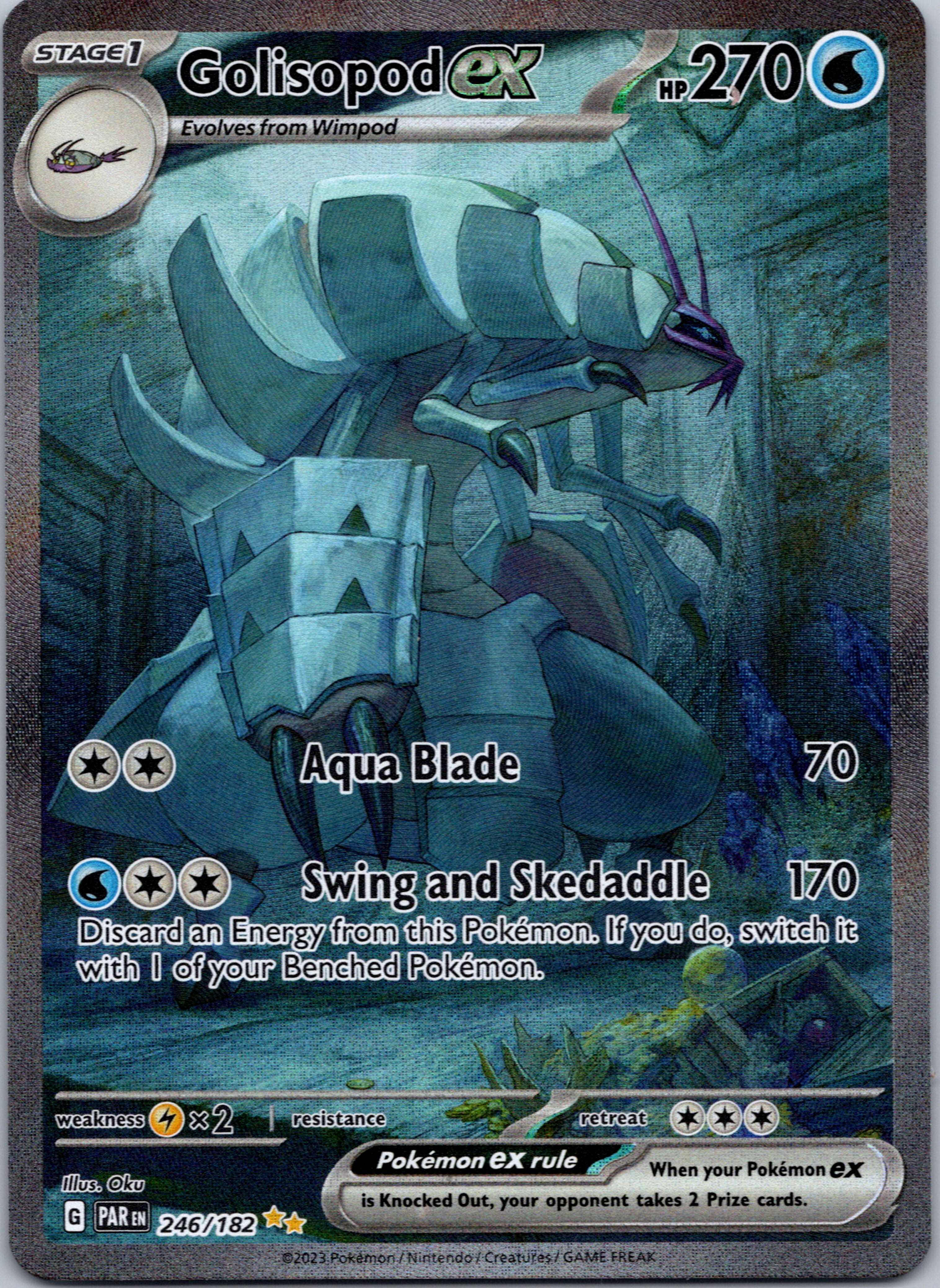 Golisopod ex (246/182) - [Scarlet & Violet: Paradox Rift] Holofoil