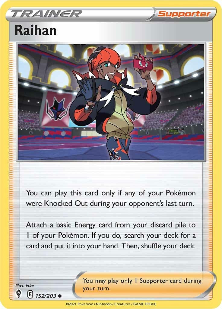 Raihan [152/203] [Evolving Skies] Reverse Holofoil