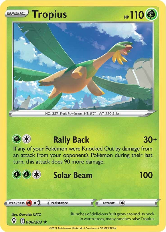 Tropius [006/203] [Evolving Skies] Reverse Holofoil