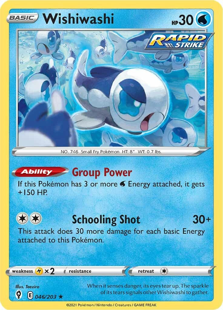 Wishiwashi [046/203] [Evolving Skies] Reverse Holofoil