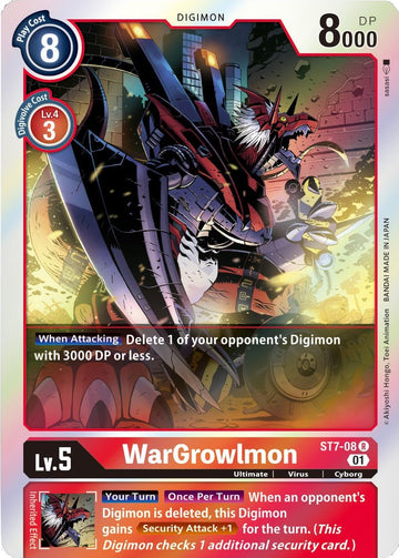 WarGrowlmon [ST7-08 R] [Starter Deck 07: Gallantmon] Foil