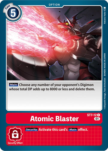 Atomic Blaster [ST7-12] [Starter Deck 07: Gallantmon] Normal
