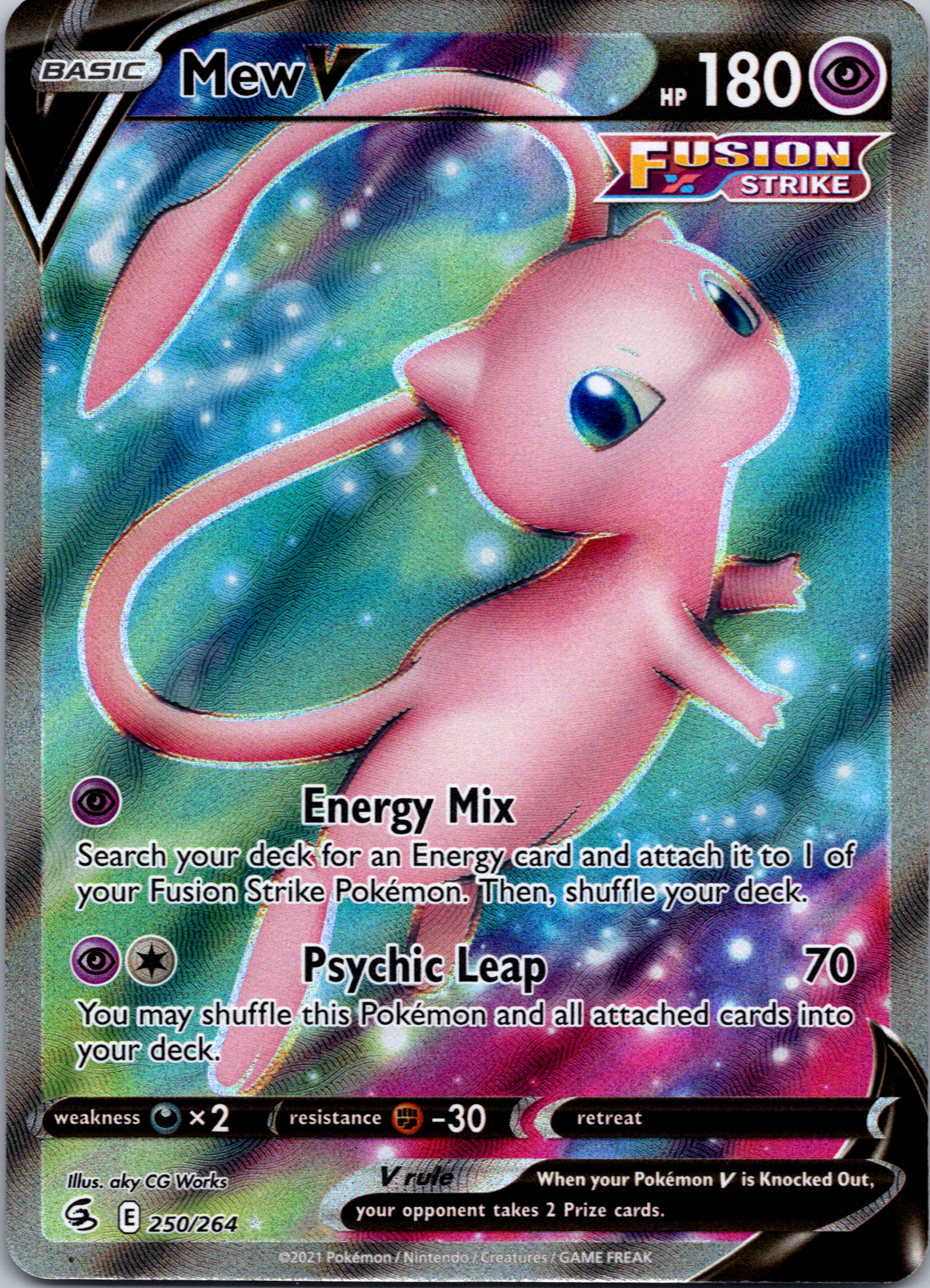 Mew V (250/264) [Sword & Shield: Fusion Strike]