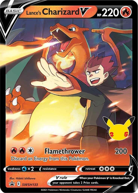 Lance's Charizard V [SWSH133] [Sword & Shield Promo Cards] Holofoil