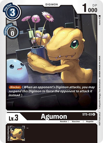 Agumon (Official Tournament Pack Vol.3) [ST5-03 U] [Starter Deck 05: Machine Black]