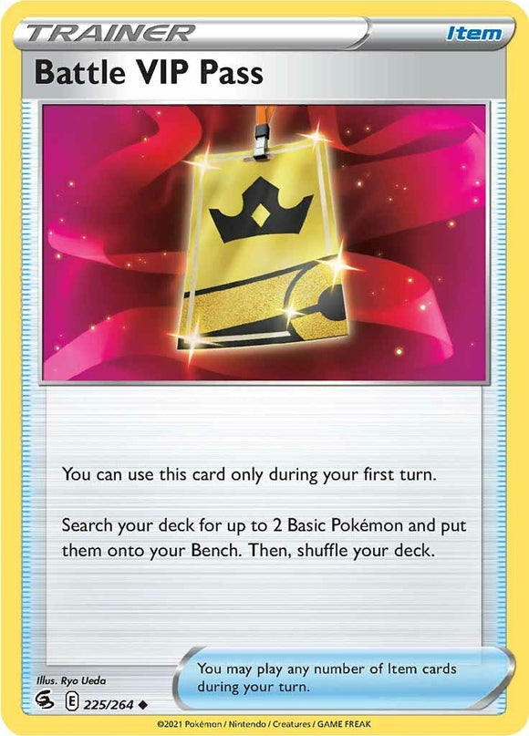 Battle VIP Pass [225/264] [Fusion Strike] Reverse Holofoil