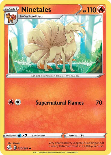 Ninetales (30) [030/264] [Fusion Strike] Reverse Holofoil