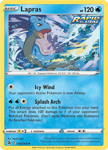 Lapras [054/264] [Fusion Strike] Reverse Holofoil