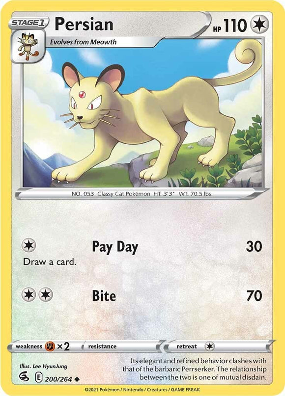 Persian [200/264] [Fusion Strike] Reverse Holofoil