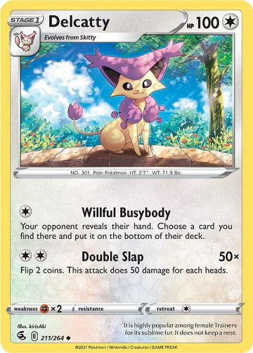 Delcatty [211/264] [Fusion Strike] Reverse Holofoil