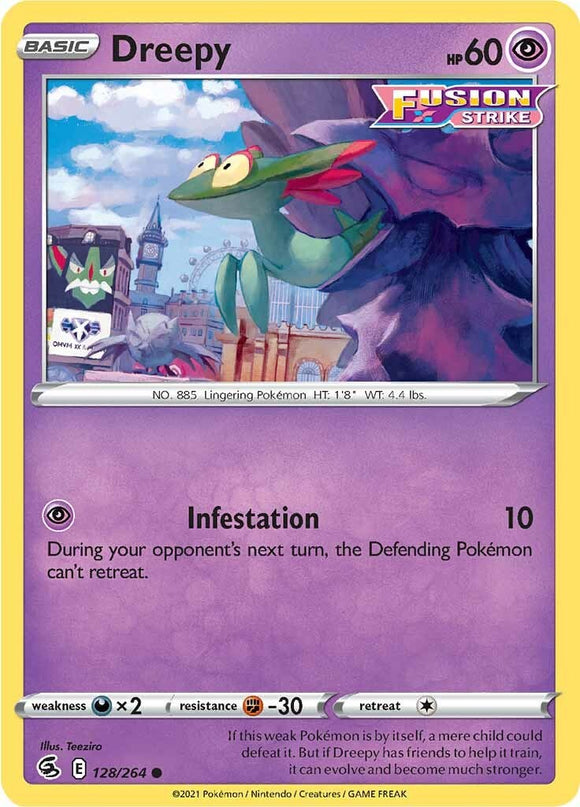 Dreepy [128/264] [Fusion Strike] Reverse Holofoil