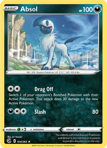 Absol [164/264] [Fusion Strike] Reverse Holofoil