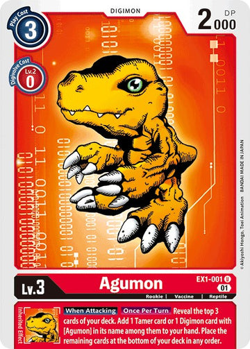 Agumon [EX1-001] [Classic Collection] Normal