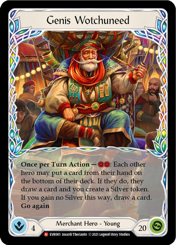 Genis Wotchuneed [EVR085] [Everfest] 1st Edition Rainbow Foil