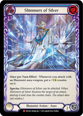 Shimmers of Silver [EVR140] [Everfest] 1st Edition Rainbow Foil