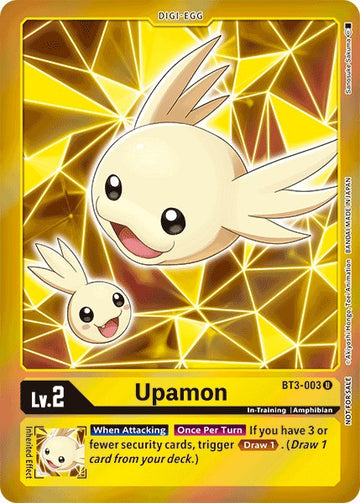 Upamon - BT3-003 (Event Pack 2) [BT3-003 R] [Release Special Booster 1.0] Foil