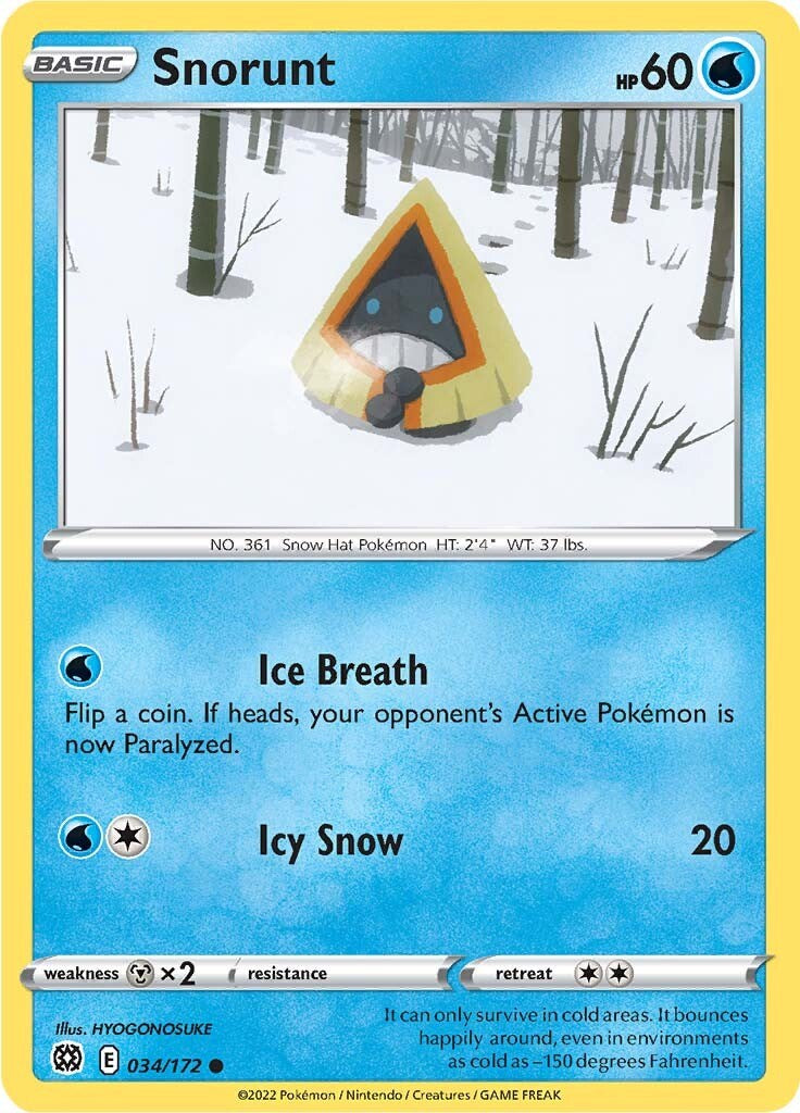 Snorunt [034/172] [Brilliant Stars] Reverse Holofoil