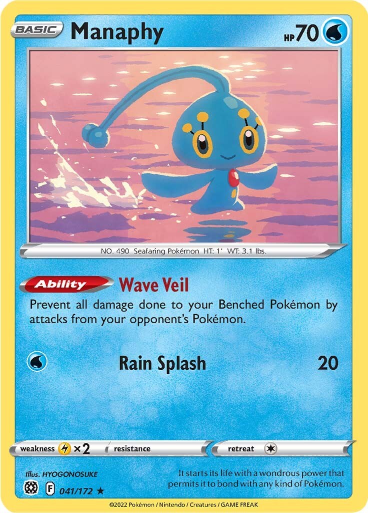 Manaphy [041/172] [Brilliant Stars] Reverse Holofoil