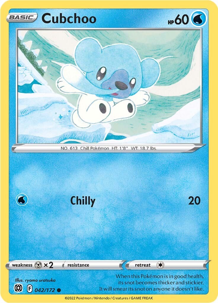 Cubchoo [042/172] [Brilliant Stars] Reverse Holofoil