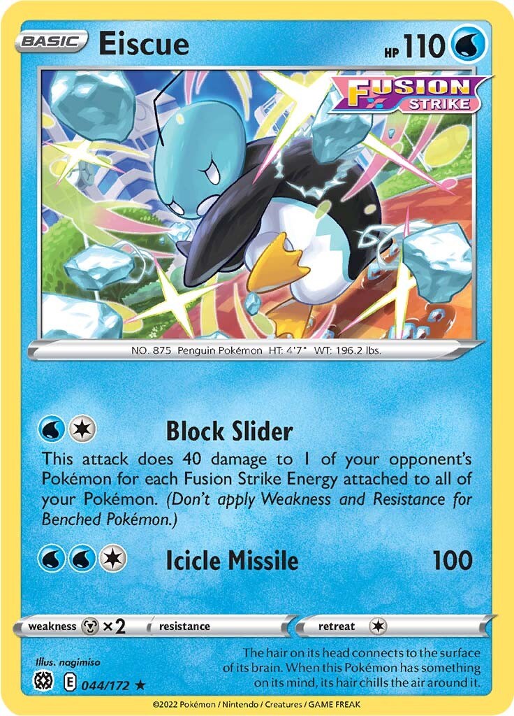 Eiscue [044/172] [Brilliant Stars] Reverse Holofoil