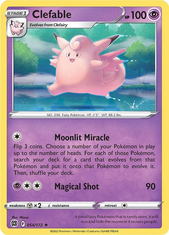 Clefable [054/172] [Brilliant Stars] Reverse Holofoil