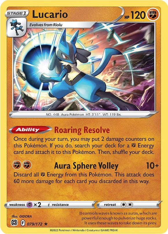 Lucario [079/172] [Brilliant Stars] Holofoil