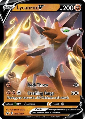 Lycanroc V [SWSH199] [Sword & Shield Promo Cards] Holofoil