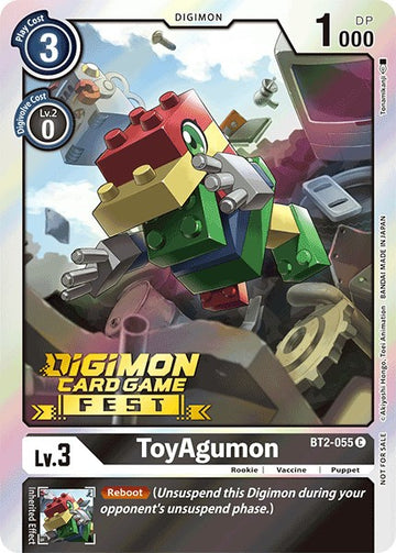 ToyAgumon (Digimon Card Game Fest 2022) [BT2-055] [Release Special Booster] Foil