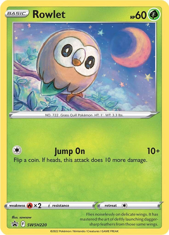 Rowlet [SWSH220] [Sword & Shield Promo Cards] Holofoil